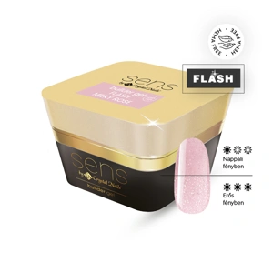 Crystal Nails SENS Flash builder gel - Milky Rose 4ml főképe